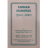 [Book] (English) FARMAN MUBARAK - MHI Karachi 13 Dec 1964, Mumbai 27 Dec 1973, ITREB-India